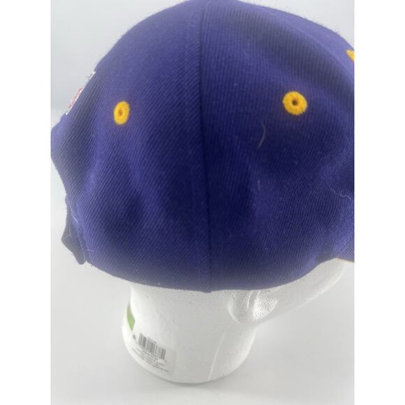 MENS TEAM NFL MINNESOTA VIKINGS CAP HAT ONE SIZE EMBROIDERED PURPLE - Picture 10 of 16